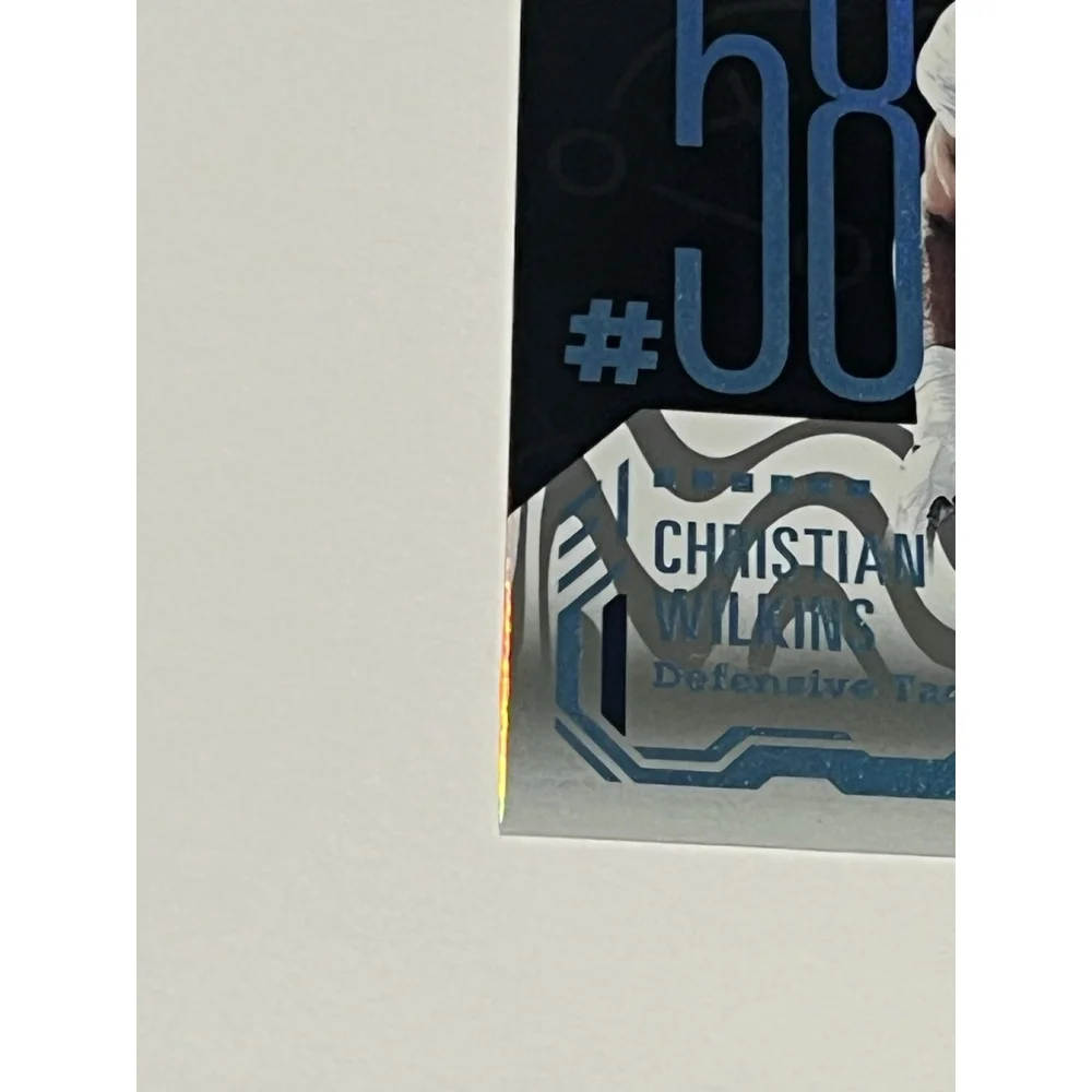 Christian Wilkins Raiders Football Card #58 Top 100